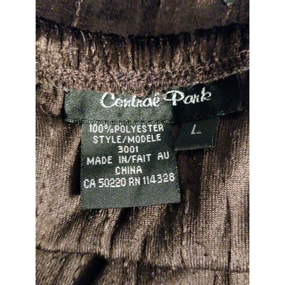 Central Park Maxi Skirt L Brown Velvet Tiered Sequins Boho Festival Whimsigoth - Picture 6 of 6